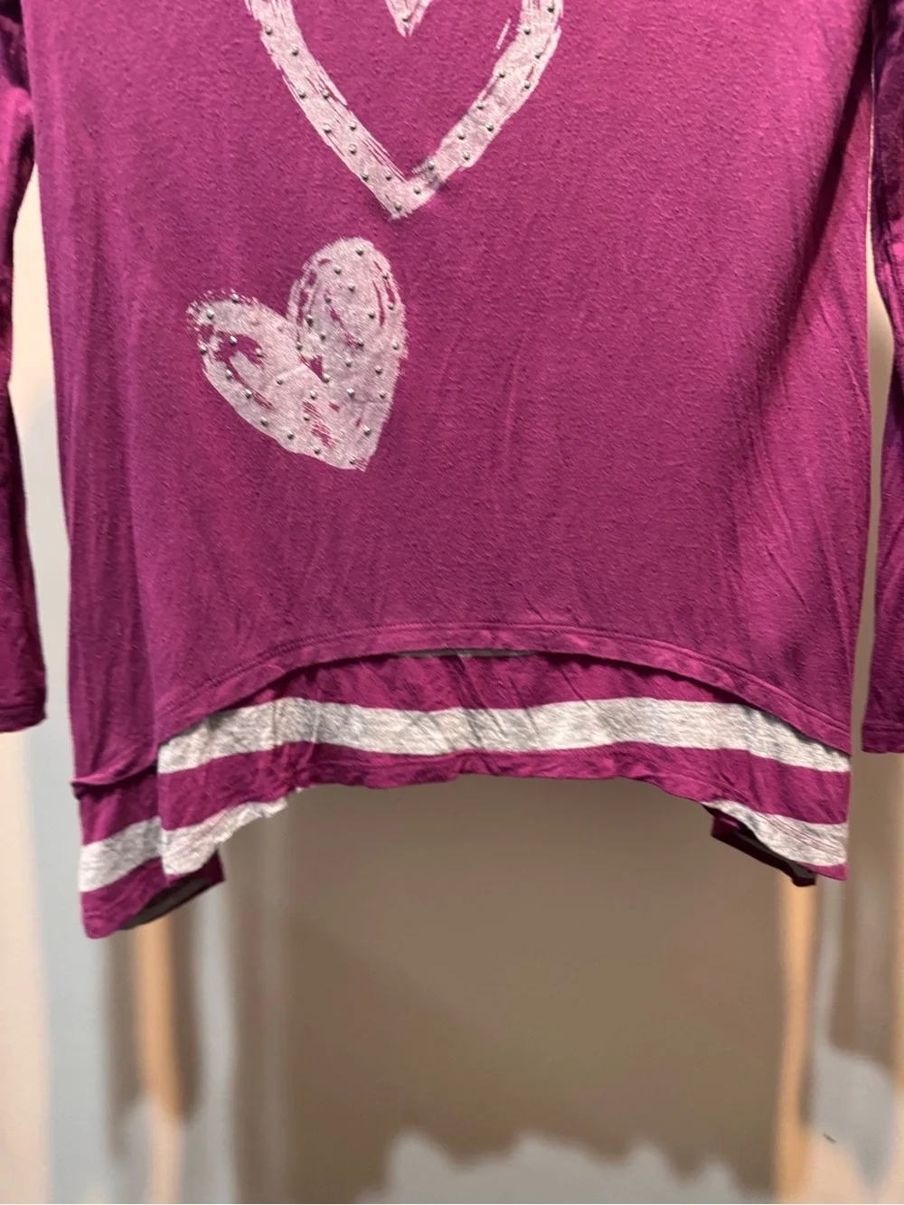 Justice magenta long